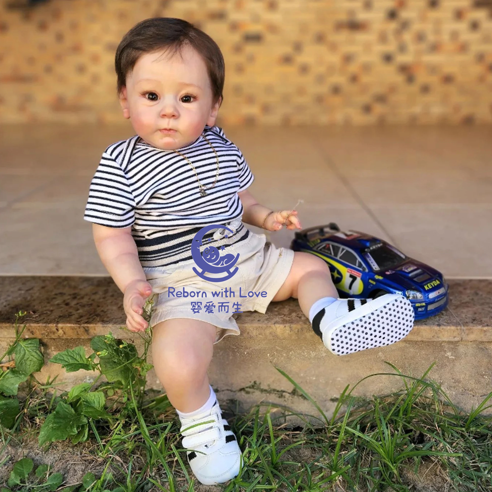 Huxley 2022" Bebe Reborn Dolls 3D Painted Handsome Boy Soft Vinyl