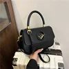 Trendy Designer Paris Inspired Crossbody Bag Luxury Leather Handbag For Women Chic Minimalist Vintage Style Large Capacity 1