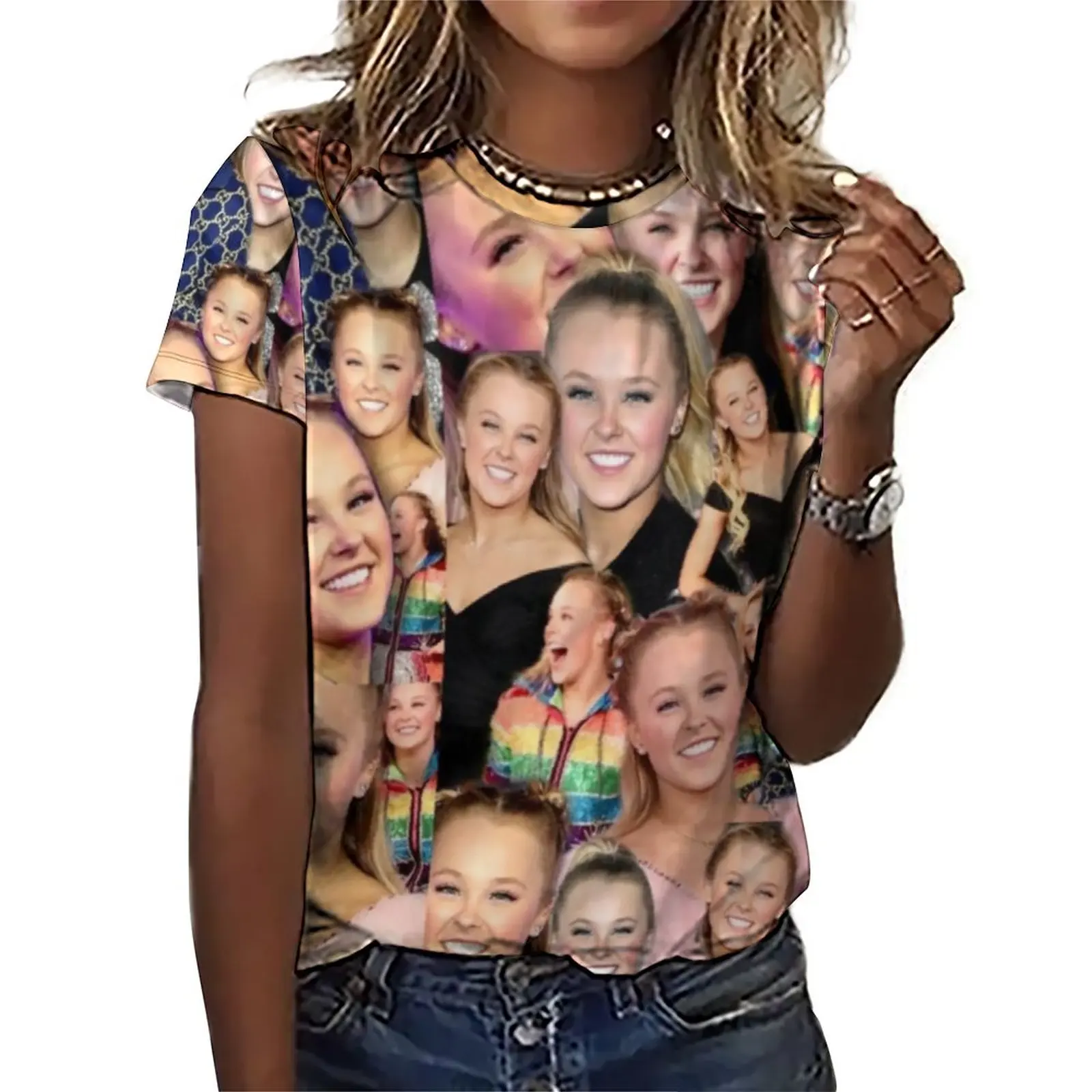 Jojo Siwa Print T Shirt Dancemoms Vintage T-Shirts Short-Sleeve Korean Fashion Tee Summer Custom Tops 4XL 5XL 6XL |