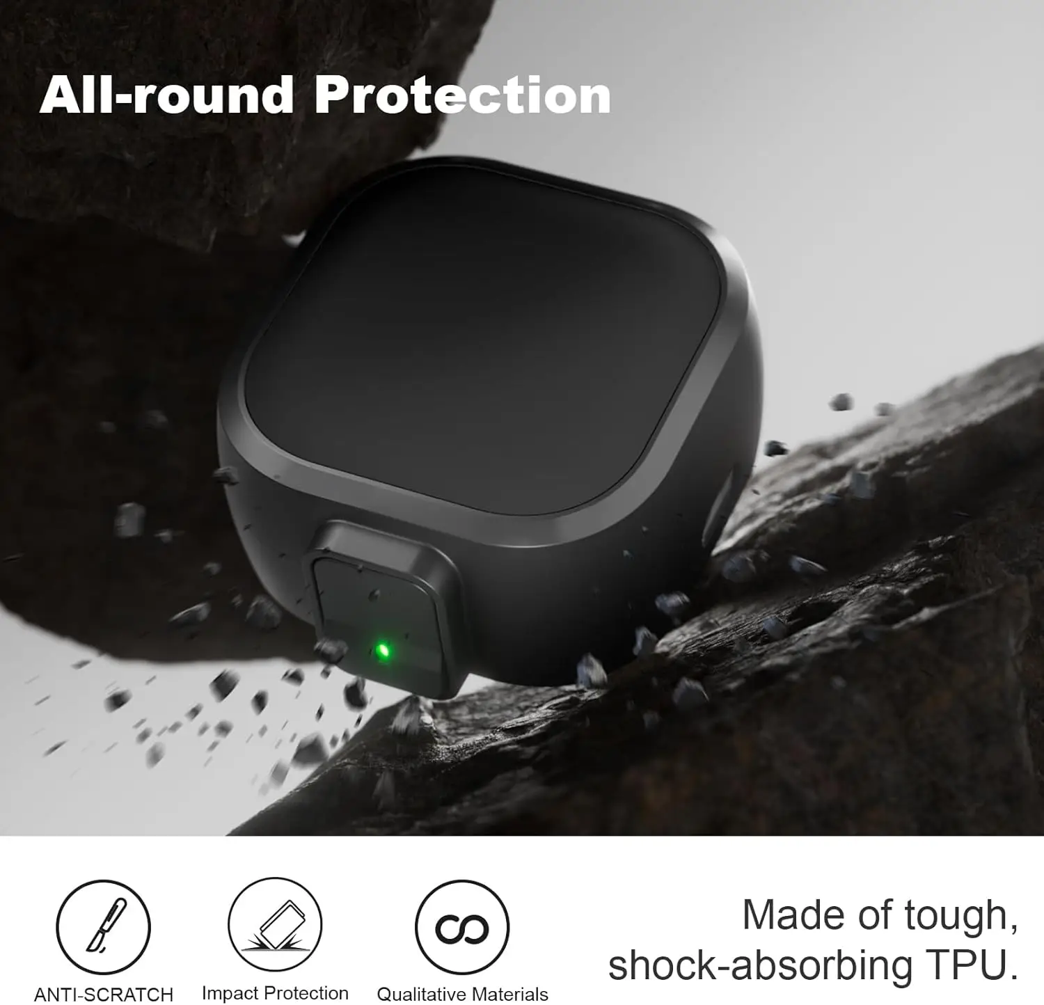 Luxurious Shockproof Earphone Case with Safety Lock