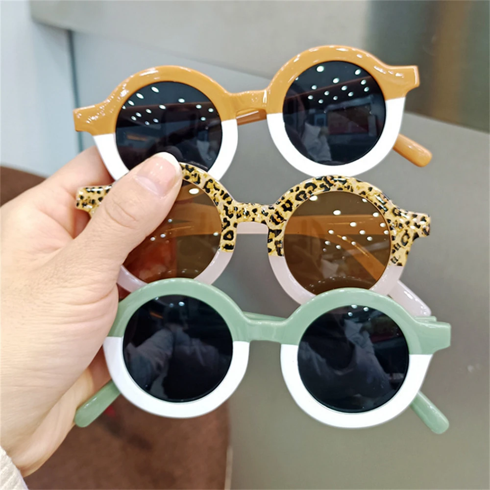Outdoor Sun Protection Children Sunglasses Color Shades Protects Eyes Decorative Glasses Boys Girls Polarized