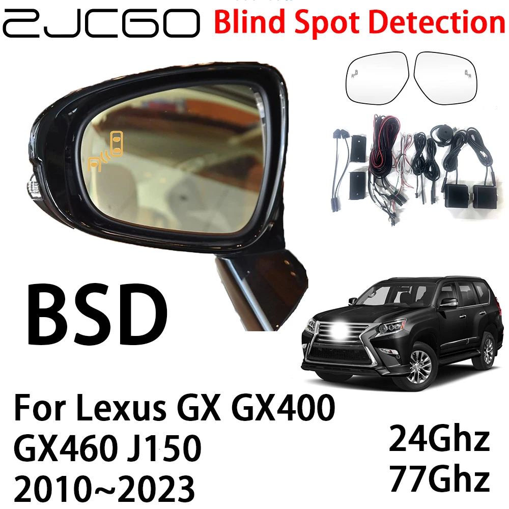 

ZJCGO Car BSD Radar Warning System Blind Spot Detection Safety Driving Alert for Lexus GX GX400 GX460 J150 2010~2023