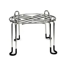  Stainless Steel Filter Bracket With Rubber Non-Slip Feet For2.25Gallon (About 5.7 L) Filter System Or Other Medium Sized Filters 