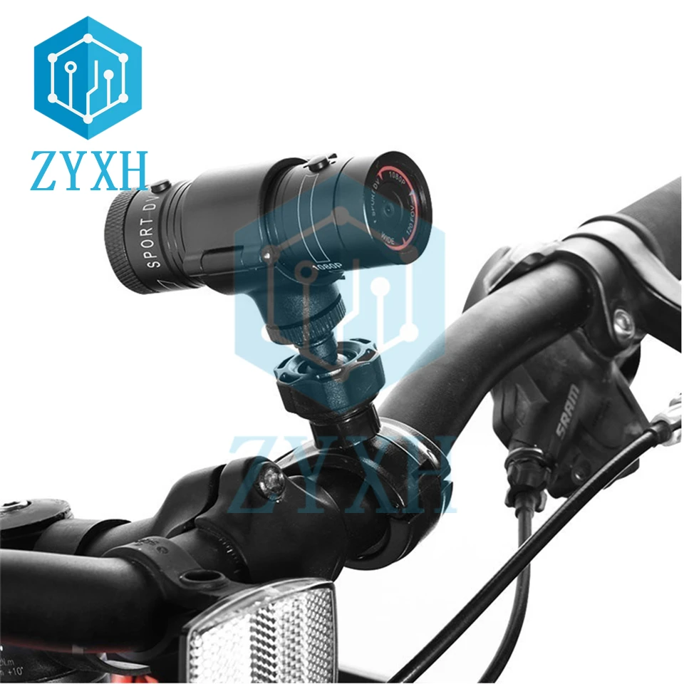 Impermeável Sports Camera Camcorder, Mini bicicleta ao ar livre, motocicleta capacete, câmera de ação HD, 12M Pixels, DV Car Video Recorder, 1080P
