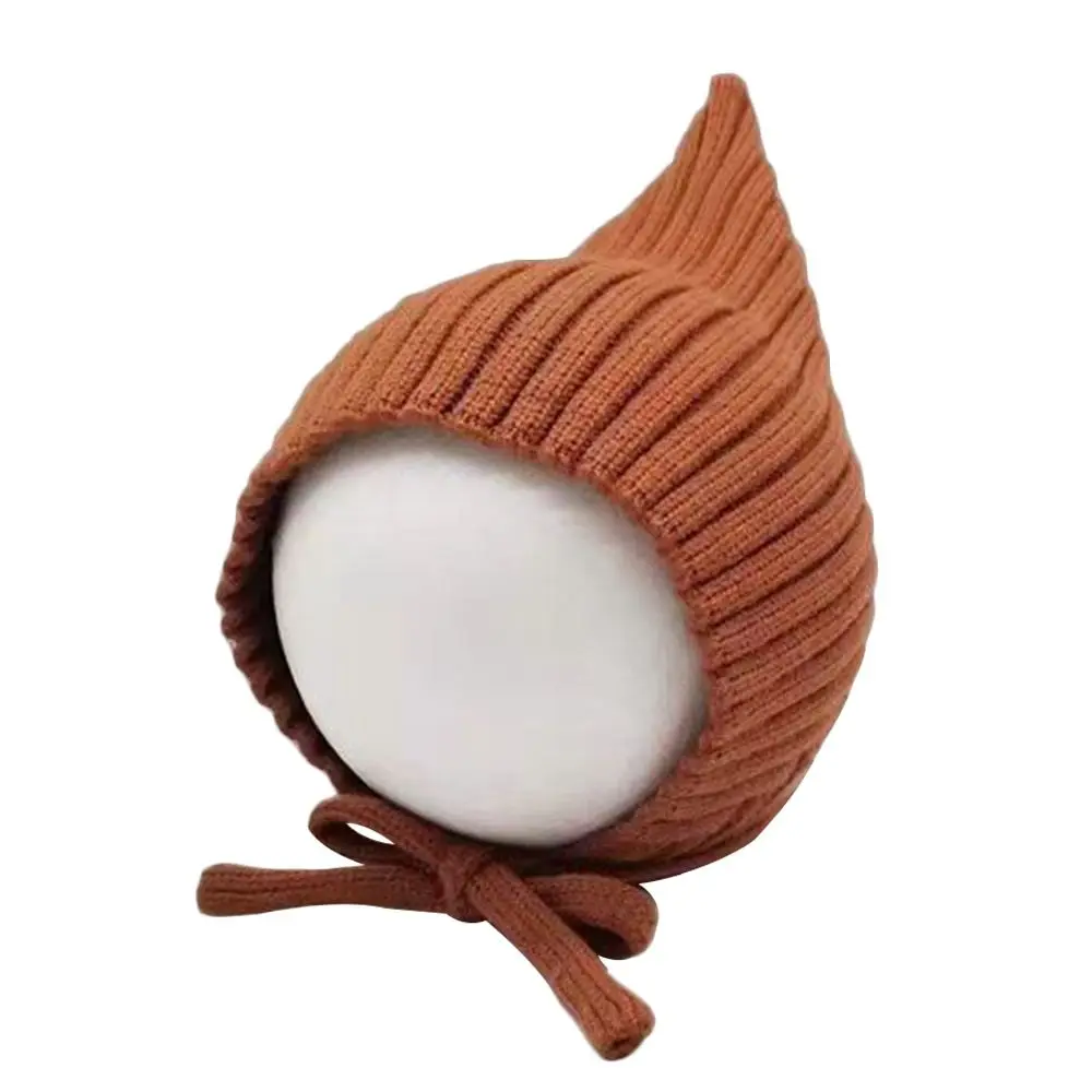 Polyester Knitted Baby Hat Warm Beanie for 0-2 Years Old
