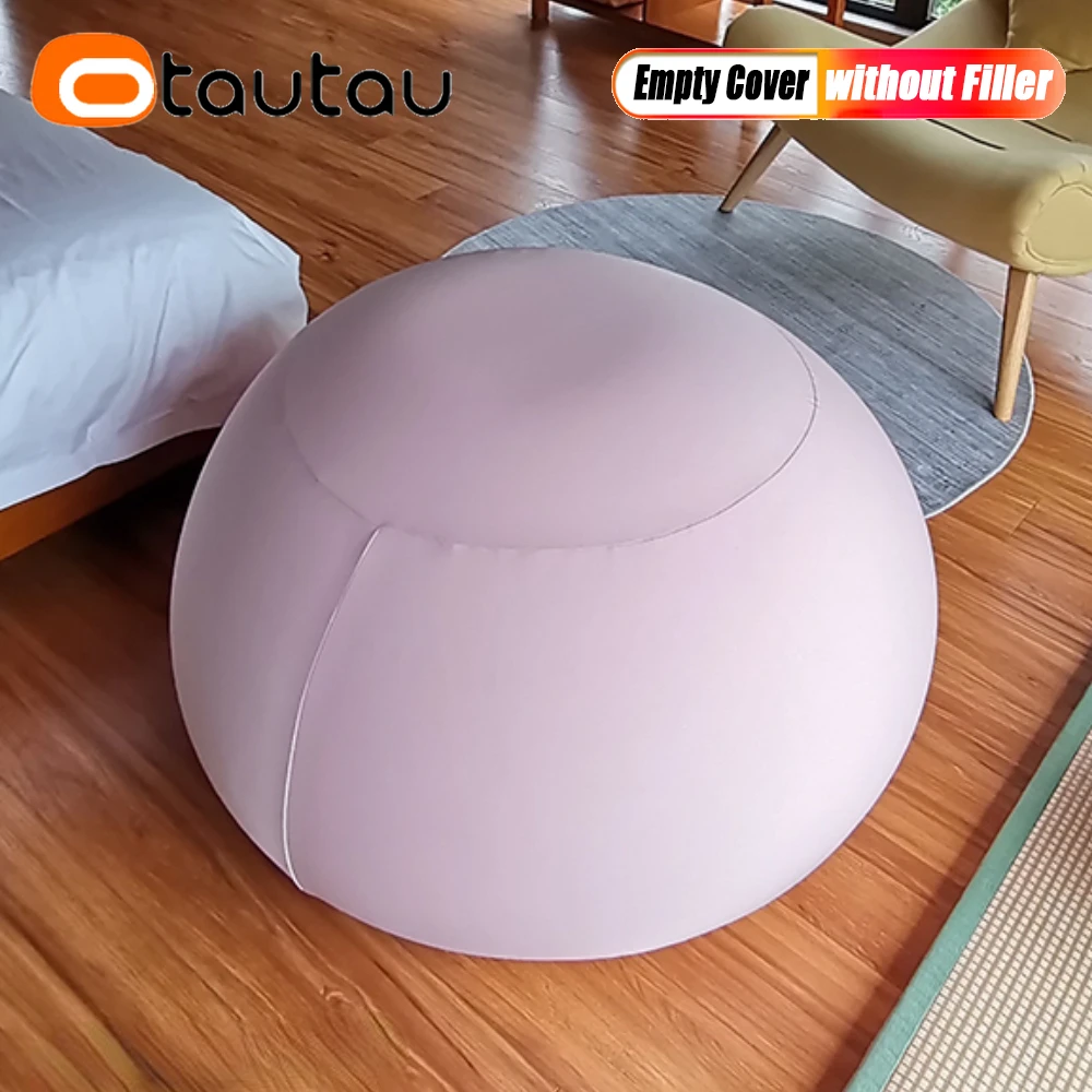 

OTAUTAU Hight-elastic Bean Bag Pouf Cover Without Filler with Inner Linner What You Bought Is Corner EMPTY BEANBAG COVER DD065