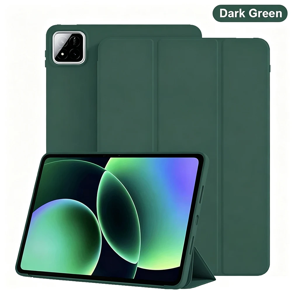 Versatile Flip Smart Cover with Soft Silicone Back Shell