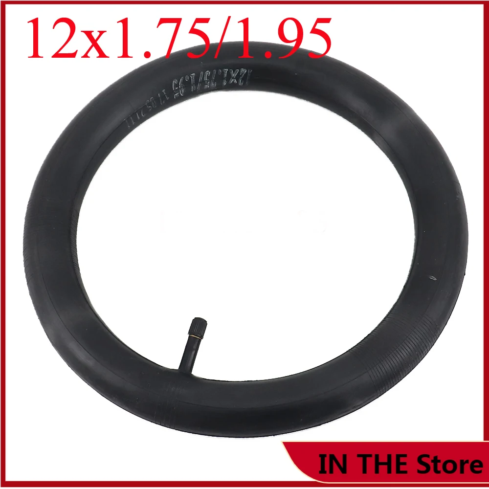 

12 Inch Electric Vehicle Tire Replacement Accessories 12x1.75/1.95 Butyl Rubber Inner Tube