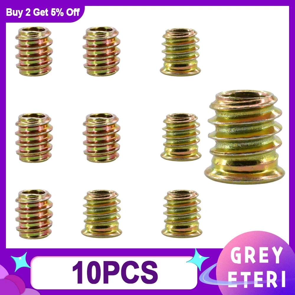 Zinc Alloy Hex Drive Insert Nuts