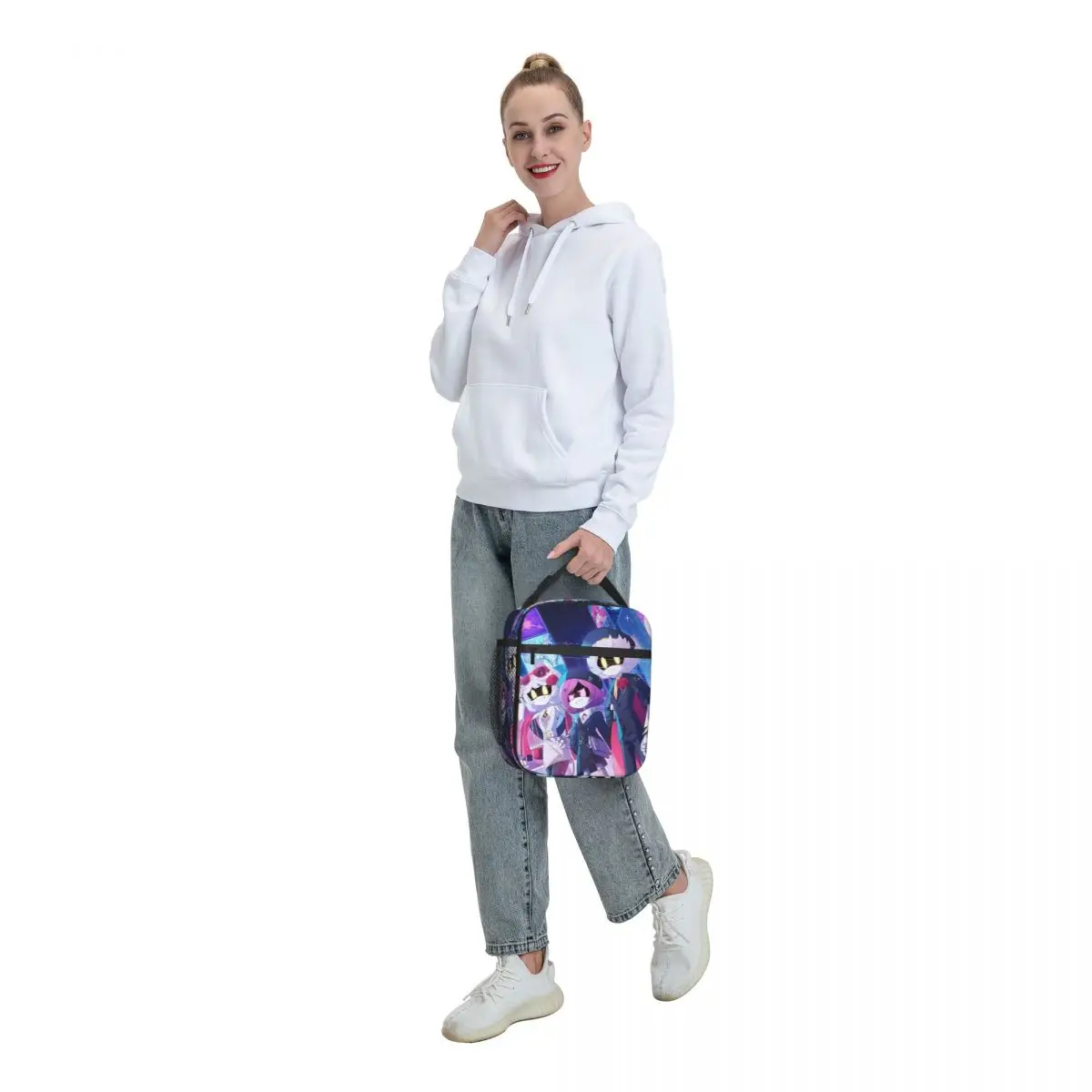 Murder Drones Anime Insulated Lunch Bags Large Reusable Cooler Bag Tote Lunch Box Work Picnic Girl Boy
