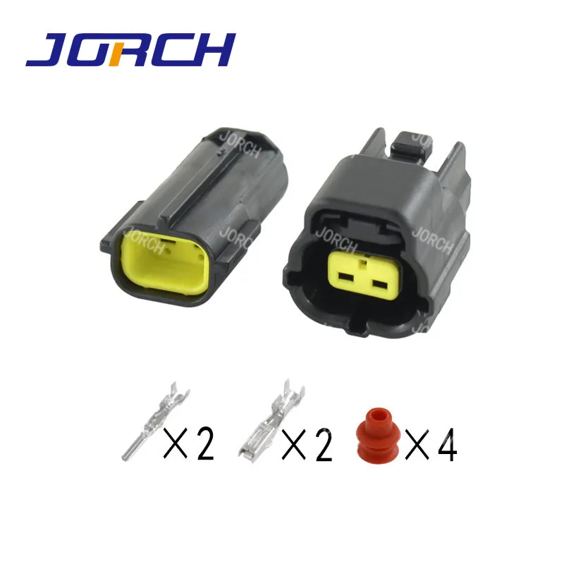 Conjunto de Pinos Macho Fêmea Conector de Fio à Prova Impermeável Água Plug Carro Auto Selado Caminhão de Carro Conectores Denso 1743542 174352-2 10