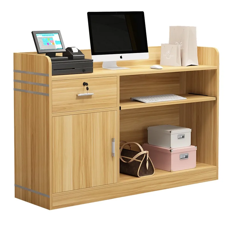 Money Cash Counter Outdoor Small Simple Modern Hair Salon Store Milk Tea Register Reception Desk Table For Aesthetics Shop Bar