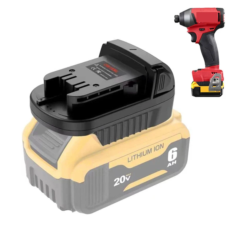 DW18ML Adapter for Dewalt 20V 18V Li ion Battery DCB182 DCB205 Convert