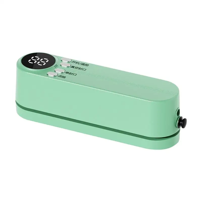 Food Vacuum Machine Rechargeable Vacuum Machine Portable Food Saver Bag Sealing Tool Cool Kitchen Gadgets for Picnic Camping