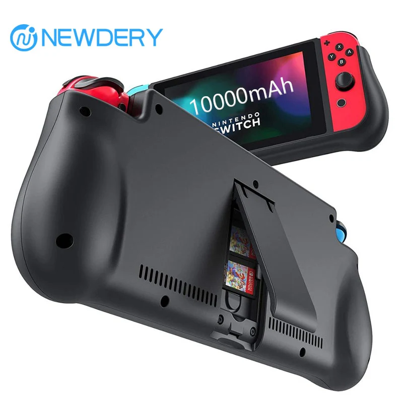 Newdery-batería Externa De 10000mah Para Consola Nintendo Switch, Cargador  Rápido Con Soporte - Pilas - AliExpress