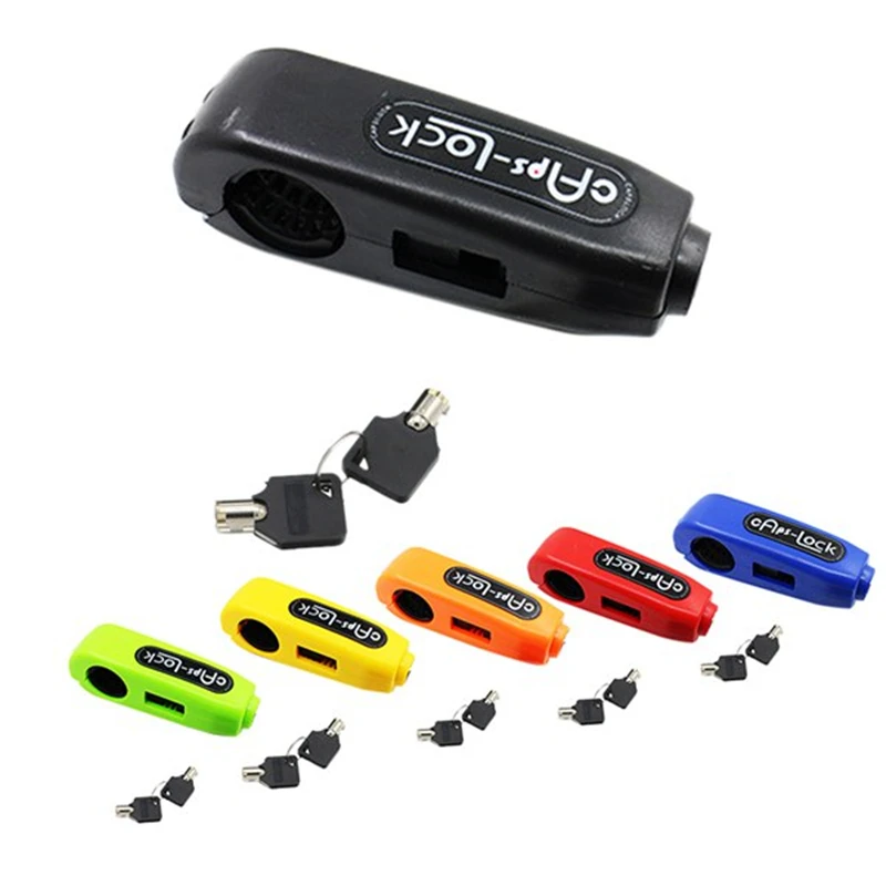 LMoDri Universal Motorcycle Lock Scooter Handlebar Safety Lock Brake Throttle Grip Anti Theft Protection Security Locks veison motorcycle throttle lock bike alarm 130db luminum alloy electric scooter handlebar brake handle electric motorcycle locks