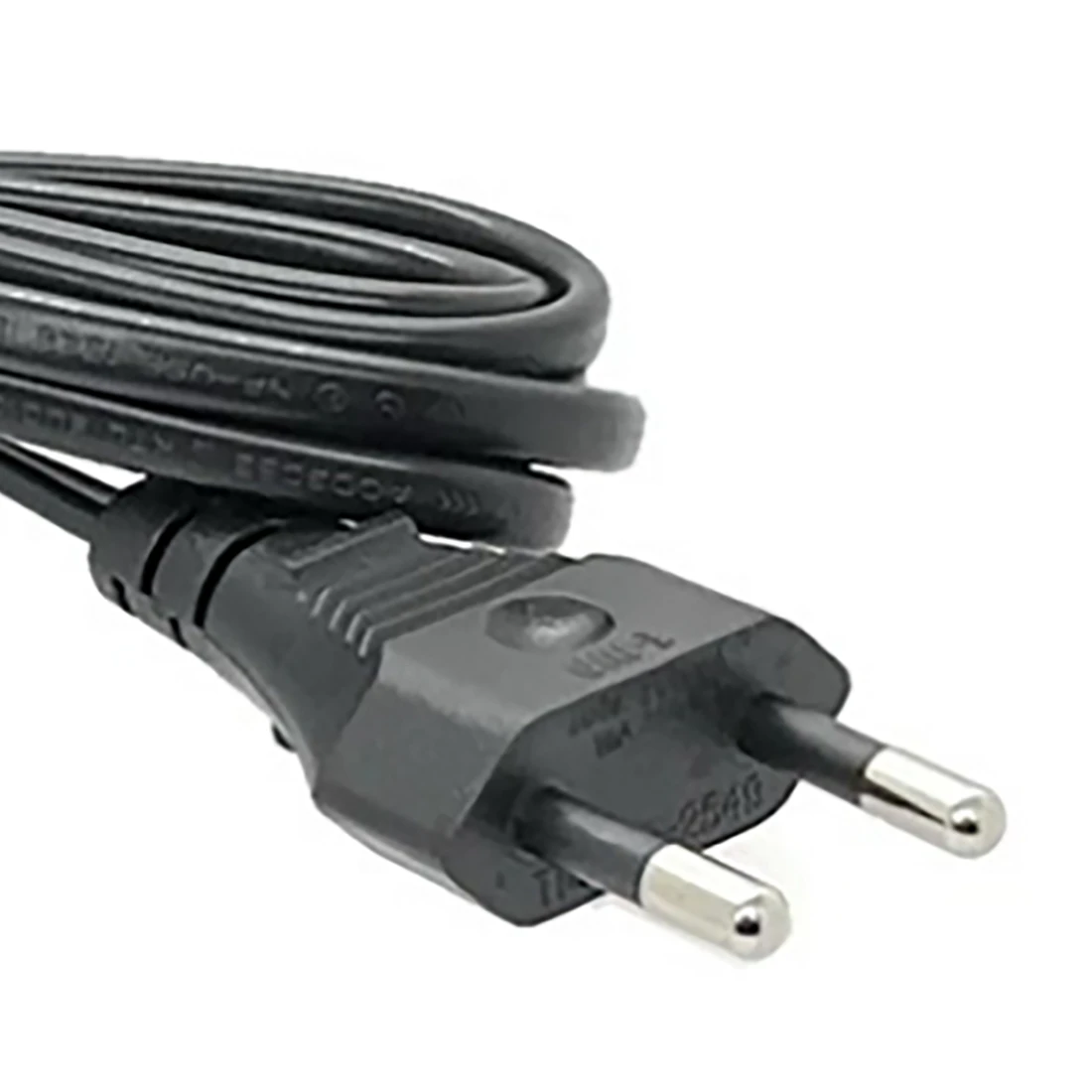 X12A Universal Power Cable 1.5M 2-Hole Charging Cable 8-Character Tail for LED LCD TV Samsung Printer Power Cord EU Plug