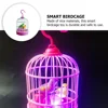 Bird Cage Toys Luminous Simulation Birdcage Birds with Singing Music Intelligent Kids Induction Operated Child 5