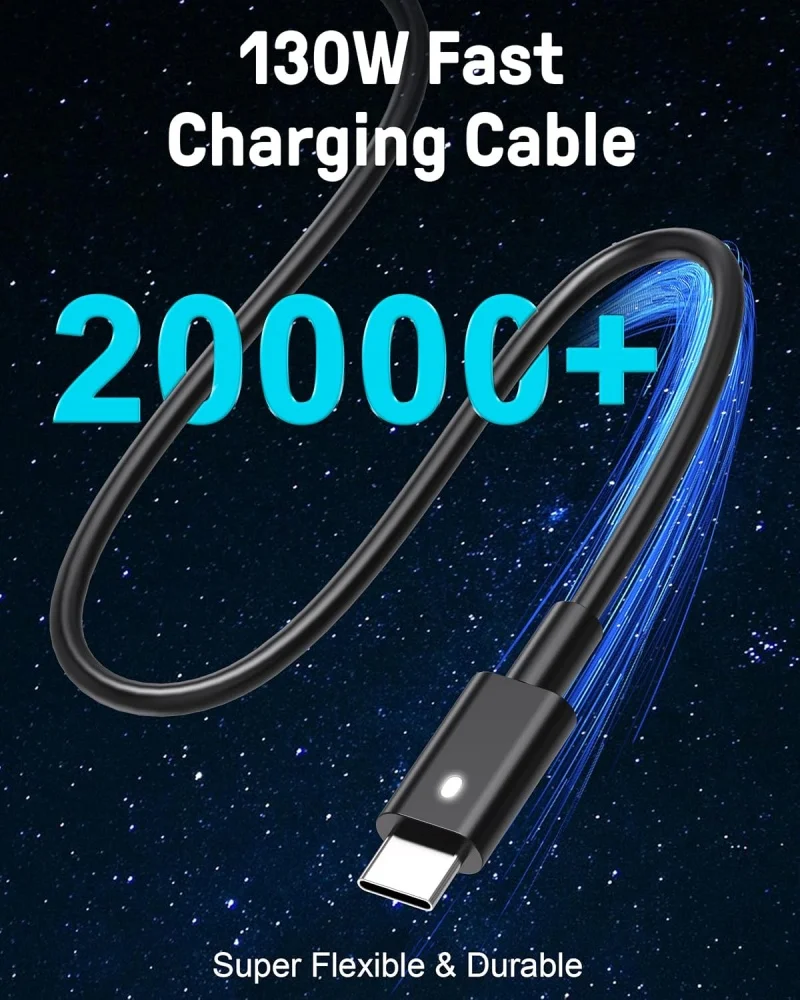 130W USB C Type C Power Adapter Laptop Charger 4