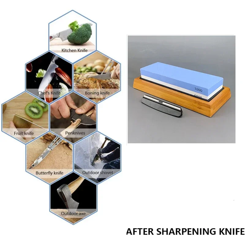 Professional Knife Sharpener Whetstone Grinding Water Stone 1000 3000 Grit Knives Sharpening Stone Apex Egde Diamond Bars Set knife sharpener,kitchen knife sharpener,knife sharpening stone,diamond sharpening stone