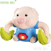 Interactive Electric Pig Dump Truck Music Voice Talking Toy for Kids Pools Water Activities Bath Time Fun Perfect for Toddlers 1