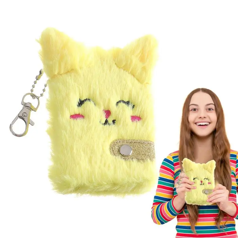 Taccuino Di Peluche Simpatico Gatto Quaderni Per Bambini Con Portachiavi Diario Di Peluche Diario Segreto Che Scrive Quaderno Da Disegno Con Paillette