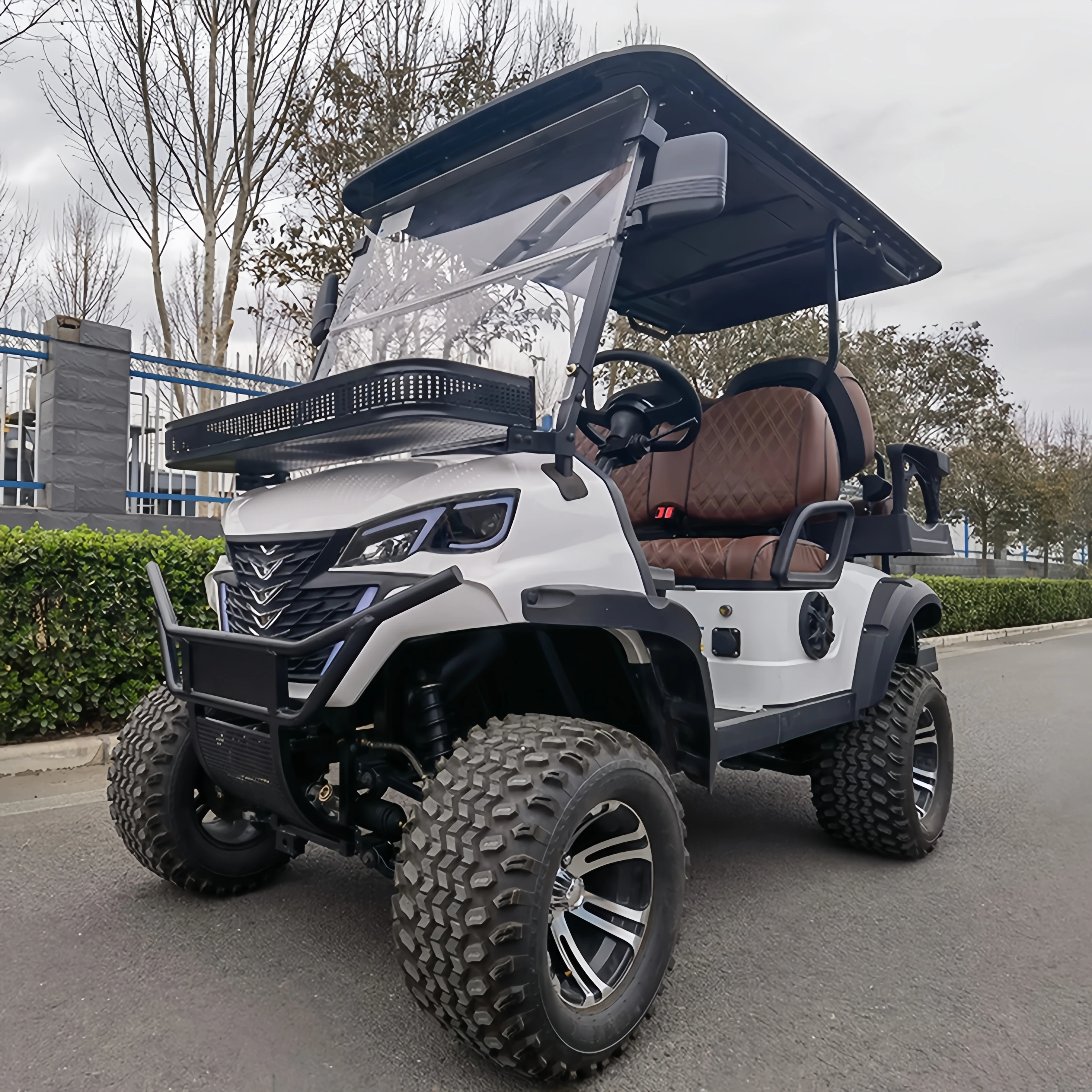 Cheap Chinese golf carts for sale electric cart cars lithium 72V battery 6 seater price club car 48 volt batteries