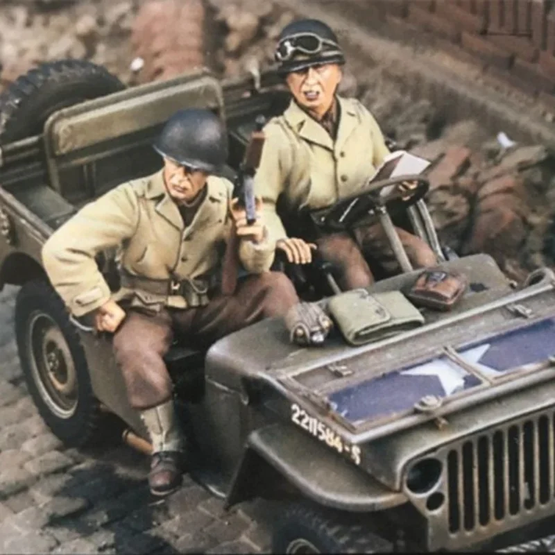 1/35 FIGURINE PANZERFAUST officier allemand manteau d'hiver Panzerfaust