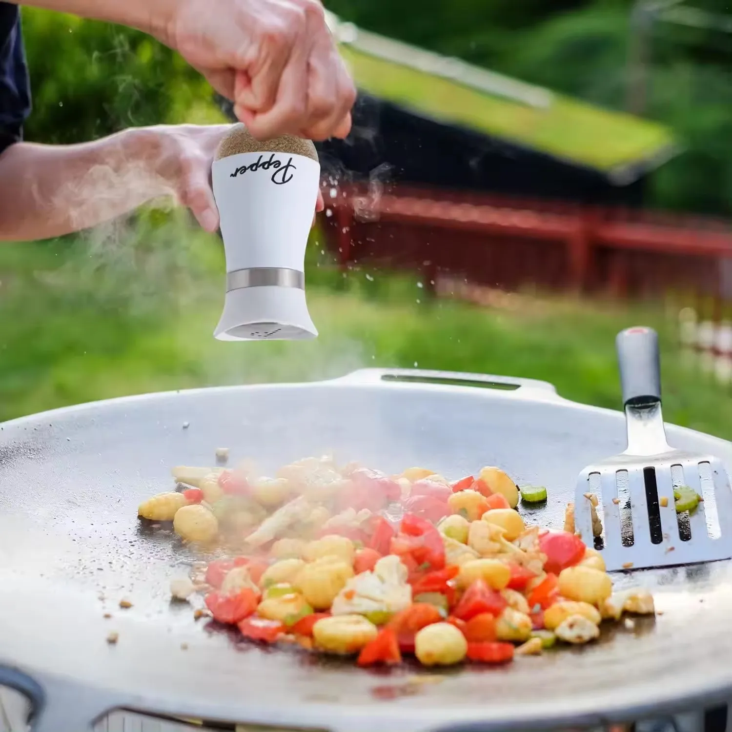Stainless Steel and Glass Seasoning Bottle Set 1Set/2pcs Perfect for Barbecue Pepper Salt and More Kitchen Supplies