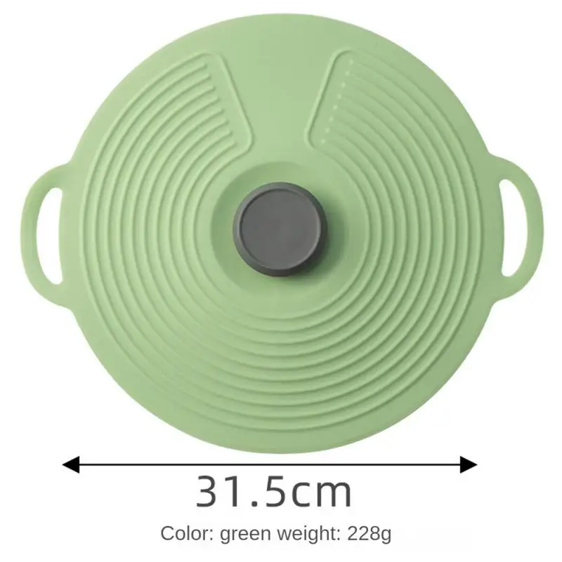 Silicone Covers Silicone Pot Cover Two-Color Preservation Anti-Overflow Sealed Oil Parts