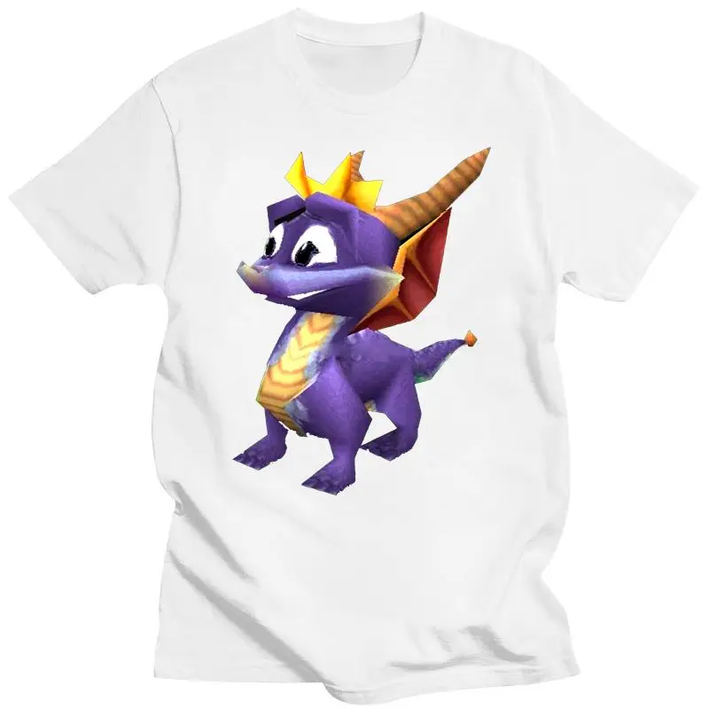 

2022, футболка Spyro, футболка с имитацией Смайла Spyro, футболка оверсайз с коротким рукавом, Потрясающая Летняя мужская футболка с графическим рисунком, 100 хлопок