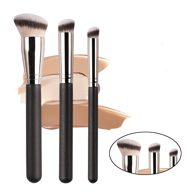 Makeup Brush 170/270 Face Cosmetic Brush Foundation Powder Makeup Brush Flat Top Concealer Powder Female Make Up Brushes Black Beauty Tool