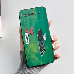 Fashion Marble Soft TPU Back Cover Case - Stylish Protective Bumper Coque s for ROG Phone 6 Pro (K01)