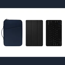 3 - IN - 1 Smart Cover Set with QWERTY Bluetooth Keyboard and Portable Sleeve Pouch - NXTPAPER 11 9466X (DBSTB11 - BKLY - BKSZ)