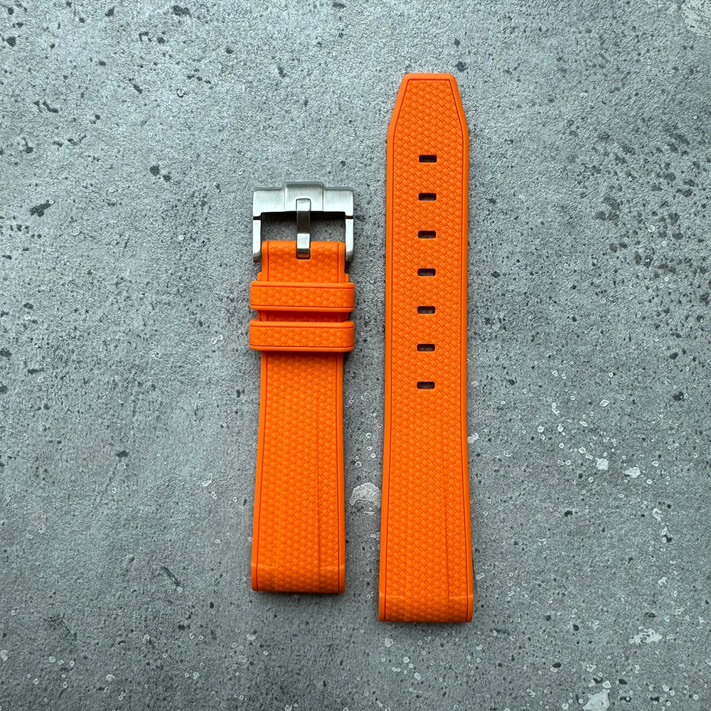 Multicolored Premium Silicone Watch Strap - 20mm High-Quality Rubber Band