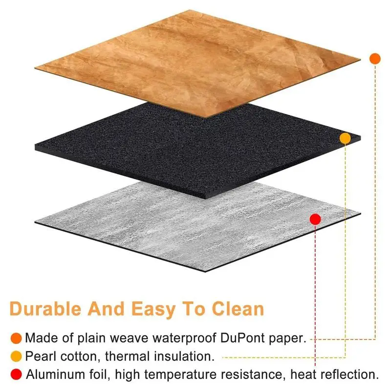 Insulated Meat Resting Bag Insulated Reusable Snack Bag Zipper Folding Pouch High Capacity For Camping Food Outdoor Activities