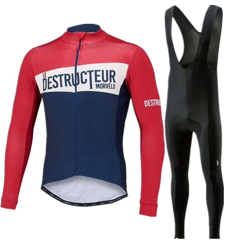 MORVELO 2024 Spring Men's Cycling Long Sleeve Suit 4