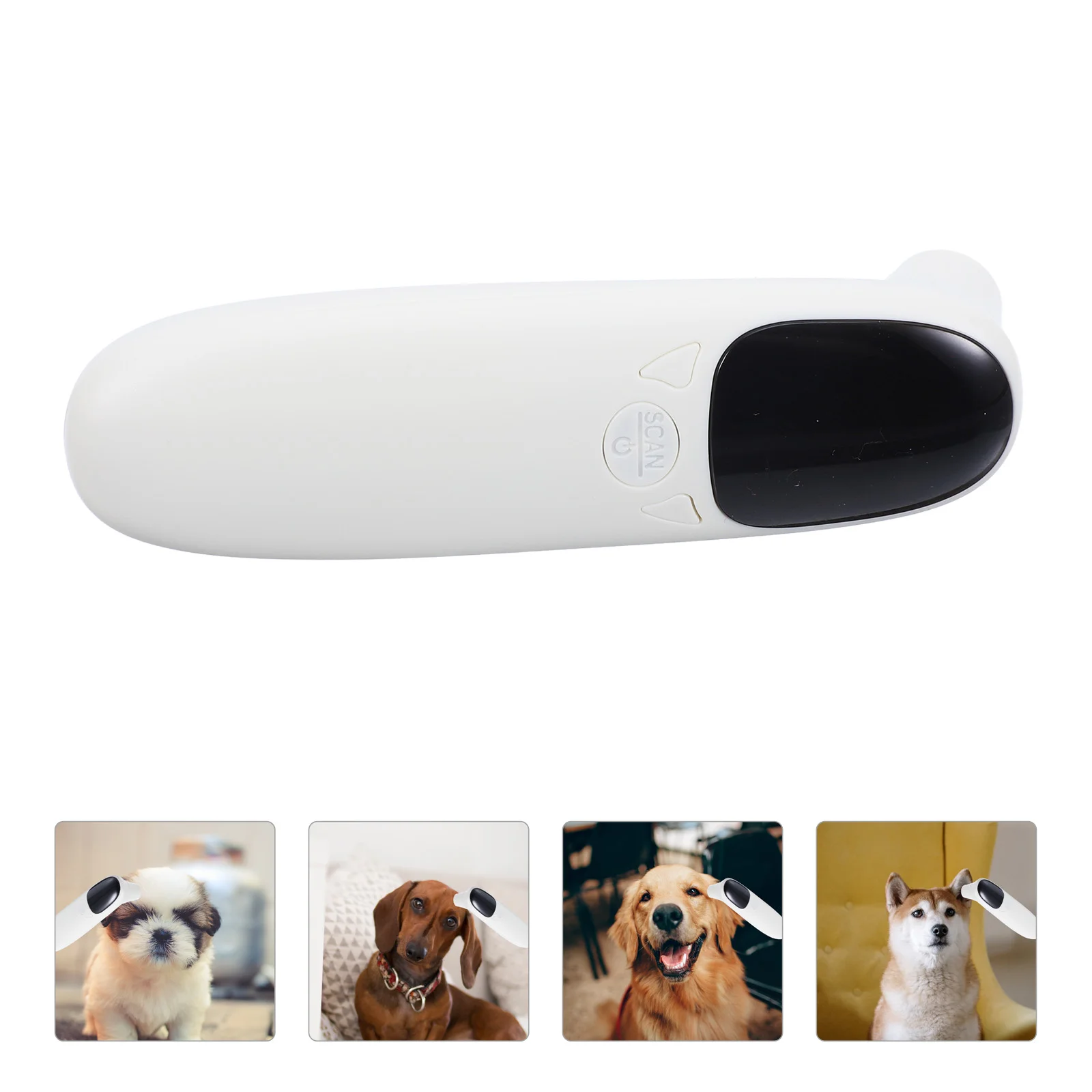 

1 Set of Non-contact Pet Thermometer Dogs Cats Rechargeable Ear Thermometer Pet Supply