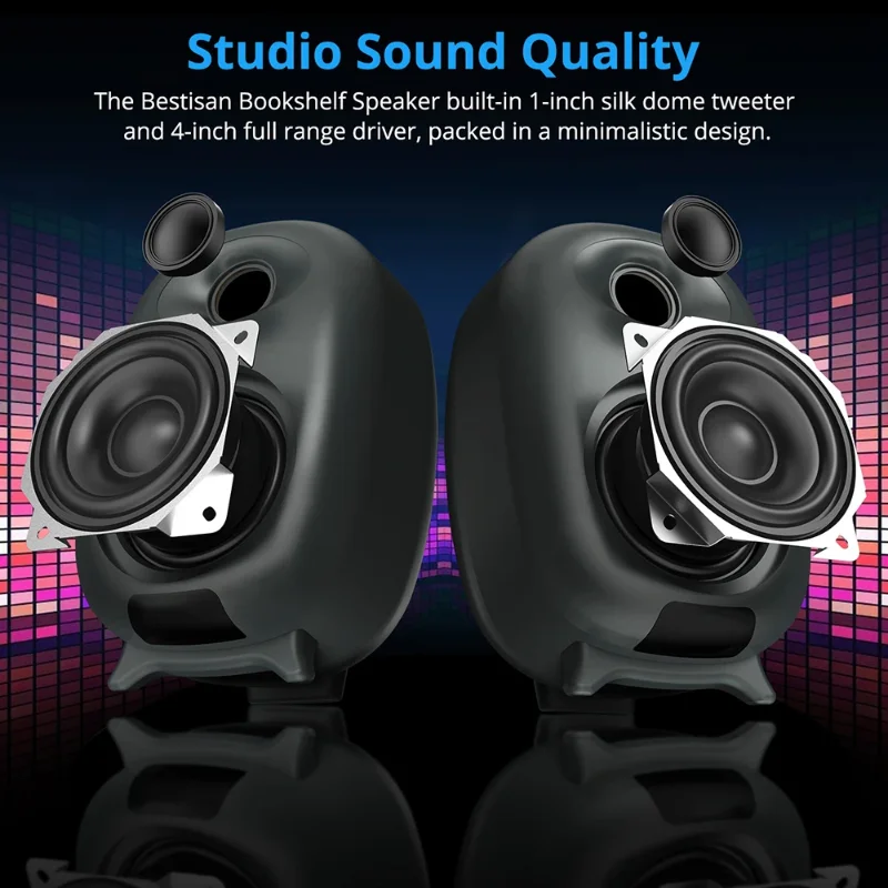 Bestisan SR06 Bluetooth Speakers Home Theatre PC TV Bookshelf Speakers Surround Sound Wireless Subwoofer 60W Super Bass Boom Box 4 Bestisan SR06 Bluetooth Speakers Home Theatre PC TV Bookshelf Speakers Surround Sound Wireless Subwoofer 60W Super Bass Boom Box - Image 4