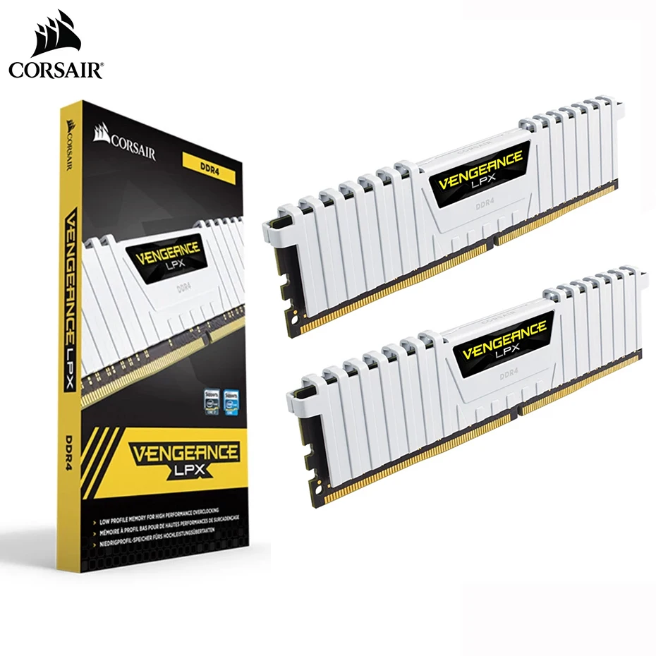 Corsair Vengeance Pc White Ram Ddr4 8gb Memoria 2666mhz 3000mhz Module Pc Desktop Ram Memory Dimm - Rams -