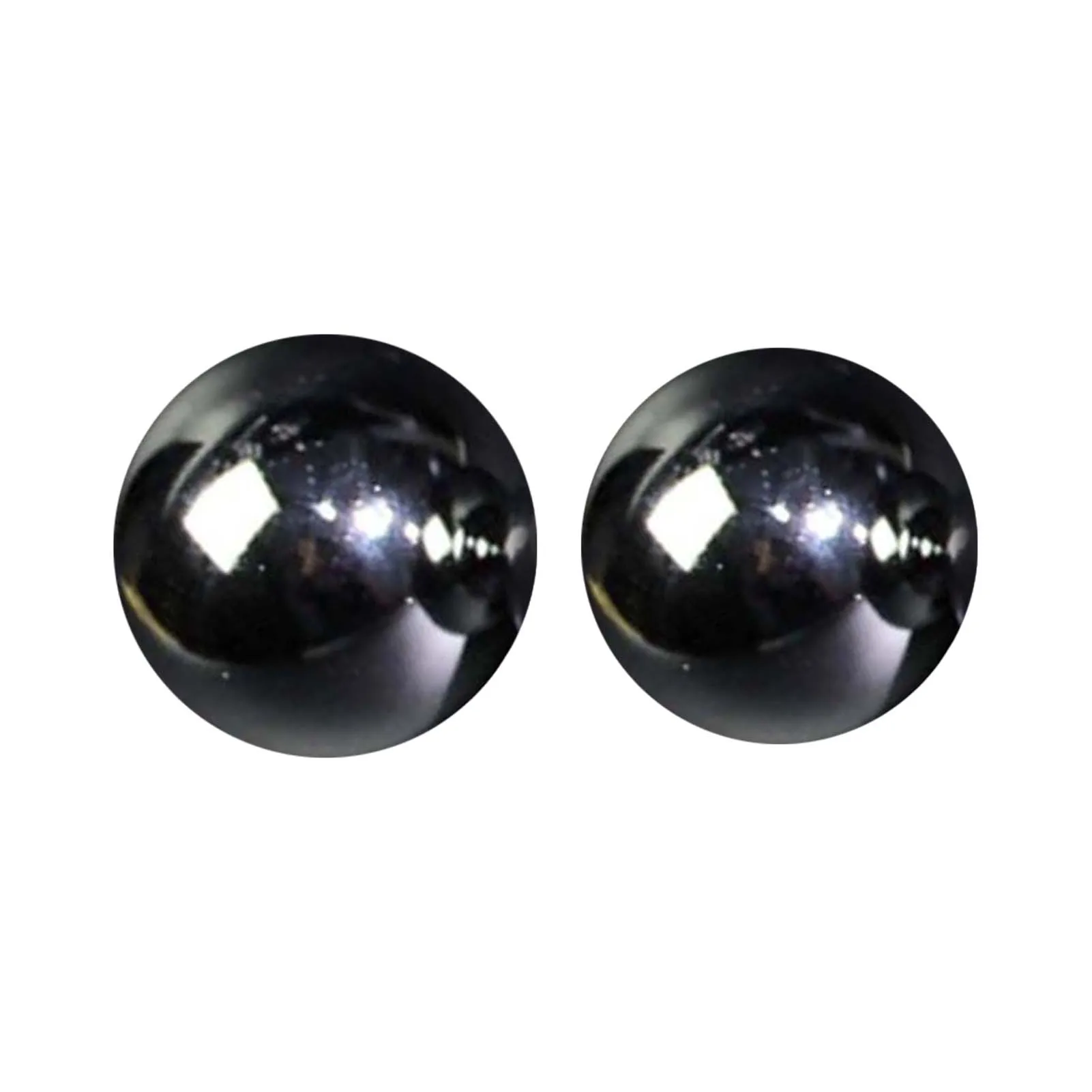Solid/Hollow Baoding Balls Chrome-plated Silver Non-Chiming Chinese Health Balls Massage Ball for Hands