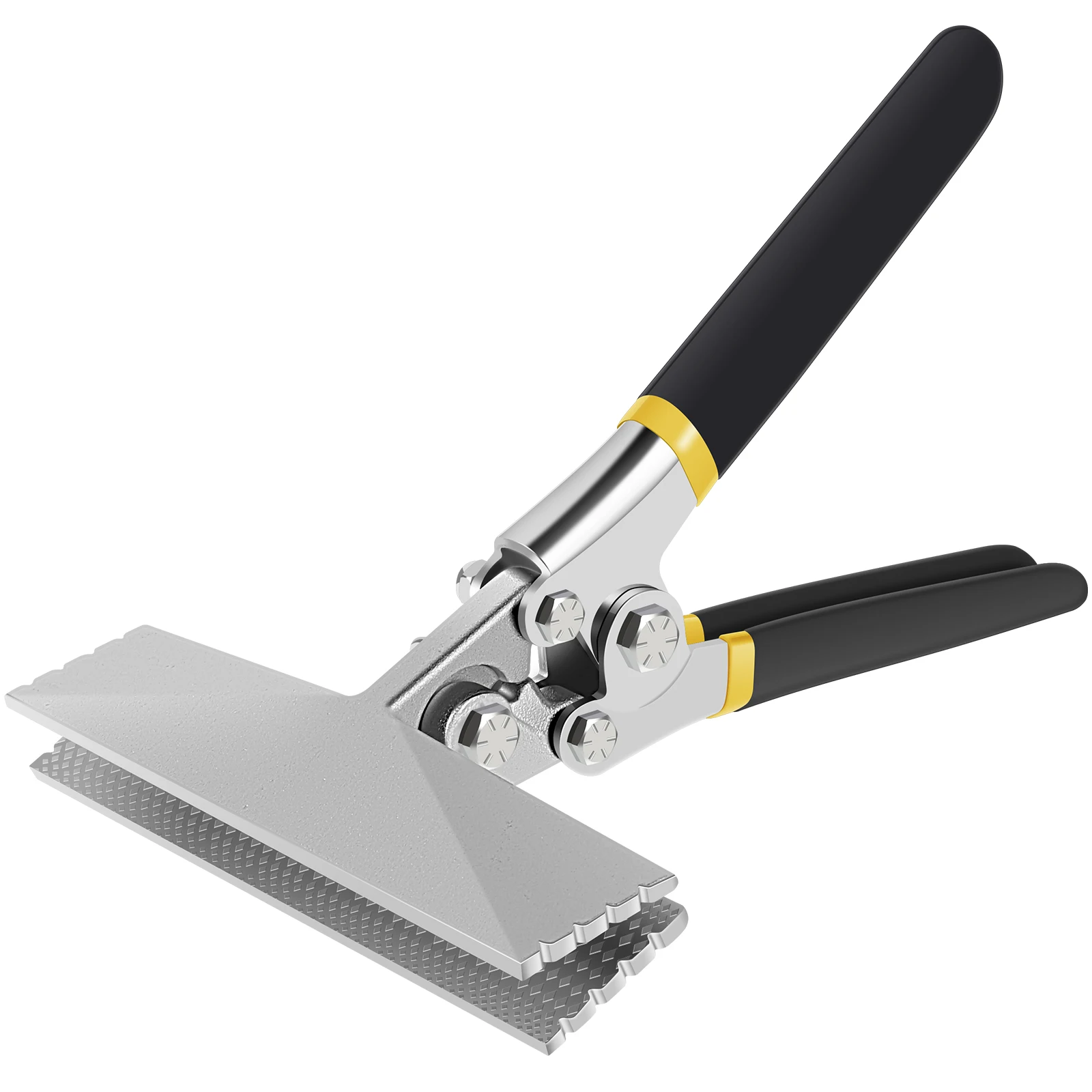

Sheet Metal Hand Seamer with Comfort Grip Handle 6 Inch Multifunctional Sheet Metal Bender Portable Straight Bending Pliers