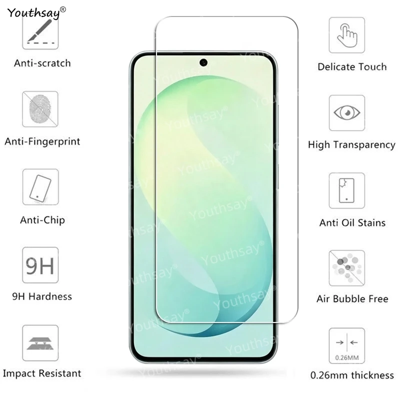 Premium 6-in-1 Tempered Glass Screen Protector