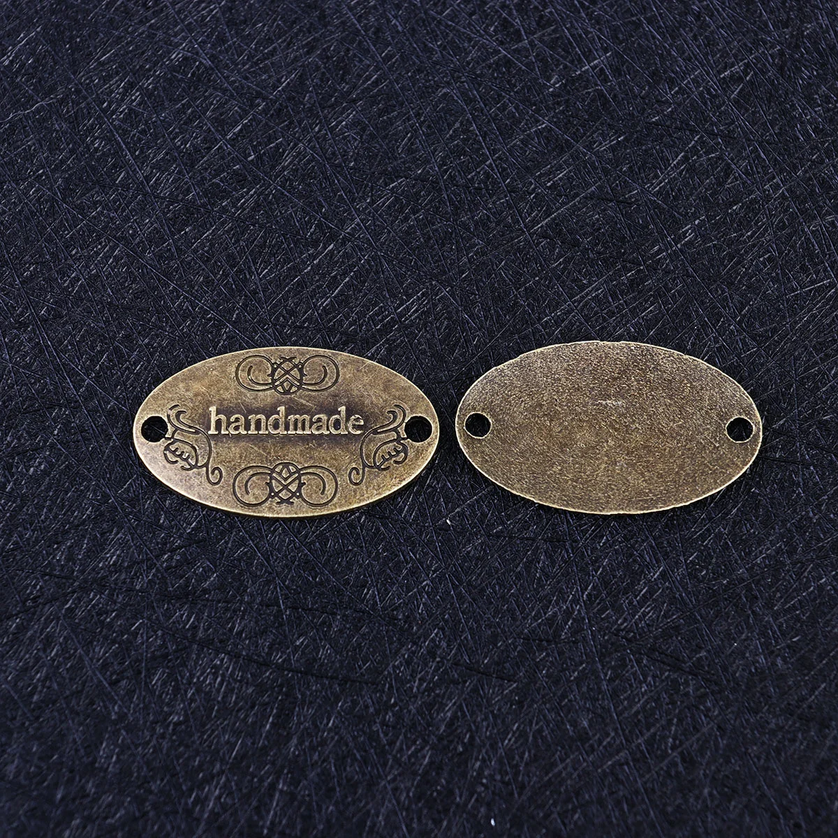 

60pcs Retro Handmade Pendant Delicate Metal Label Charms DIY Jewelry Making Accessories For Necklace Bracelet(Golden)