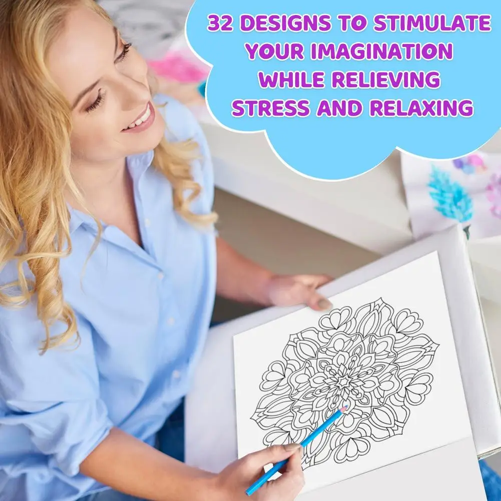 Mandala Patterns: Adult Coloring Book for Relaxation and Stress Relief, Perfect Gift for Birthdays and Holidays