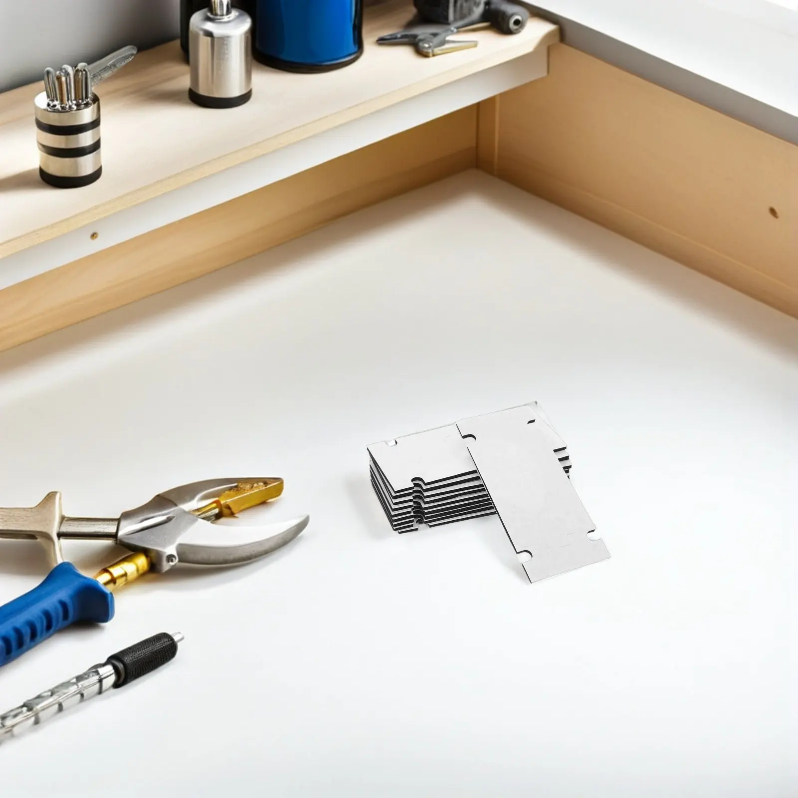 10개입 붙였다 떼었다 할 수 있는 도어벨 마운트 못 없이 접착식 브래킷 (렌탈 하우스, 아파트, 사무실용, 링과 호환 가능)