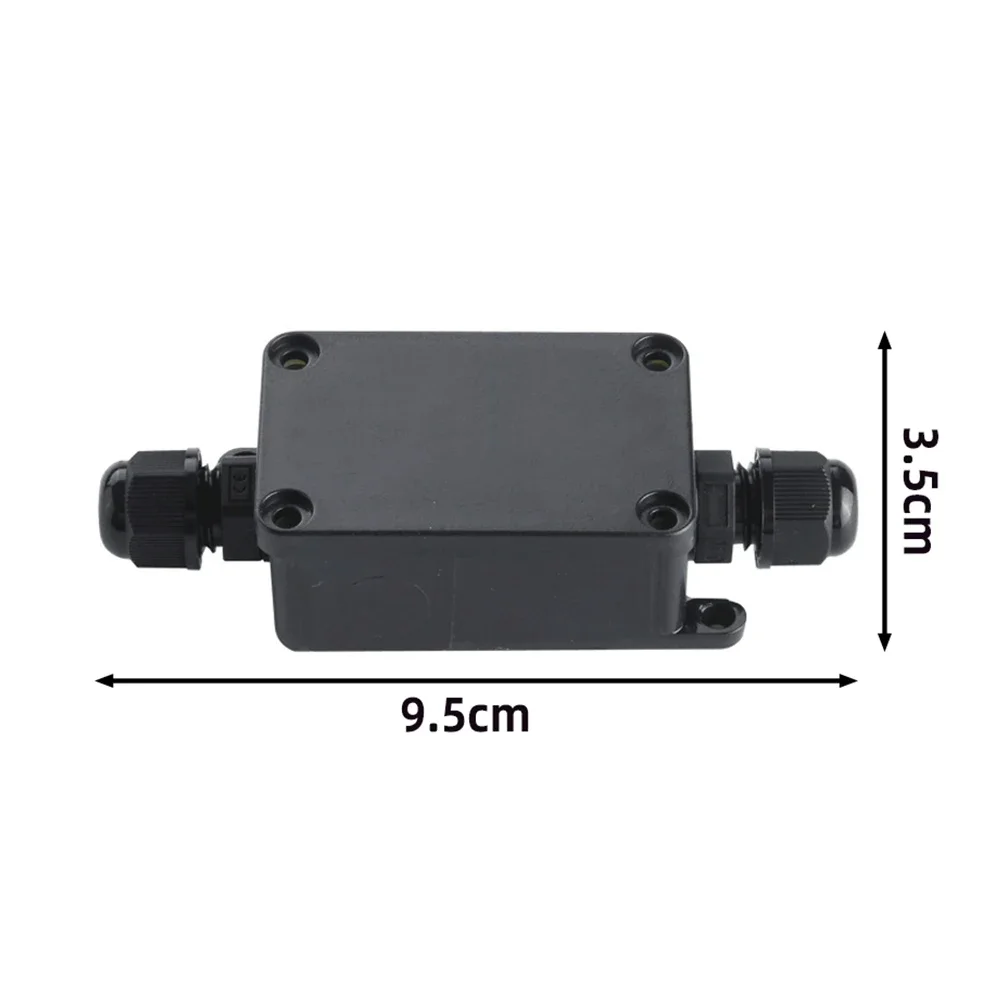 Electrical Cable Connector 1 Pcs 2 Way IP66 Outdoor Waterproof Cable Connector Junction Box With Terminal 450V