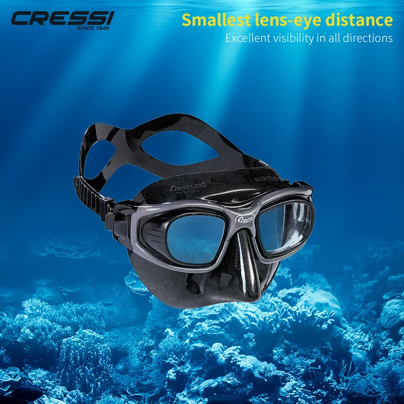 Cressi Minima Diving Mask Freediving Deep Sea Dive Goggle Ultra Low  Internal Volume New Arrival 2022 - Diving Masks - AliExpress