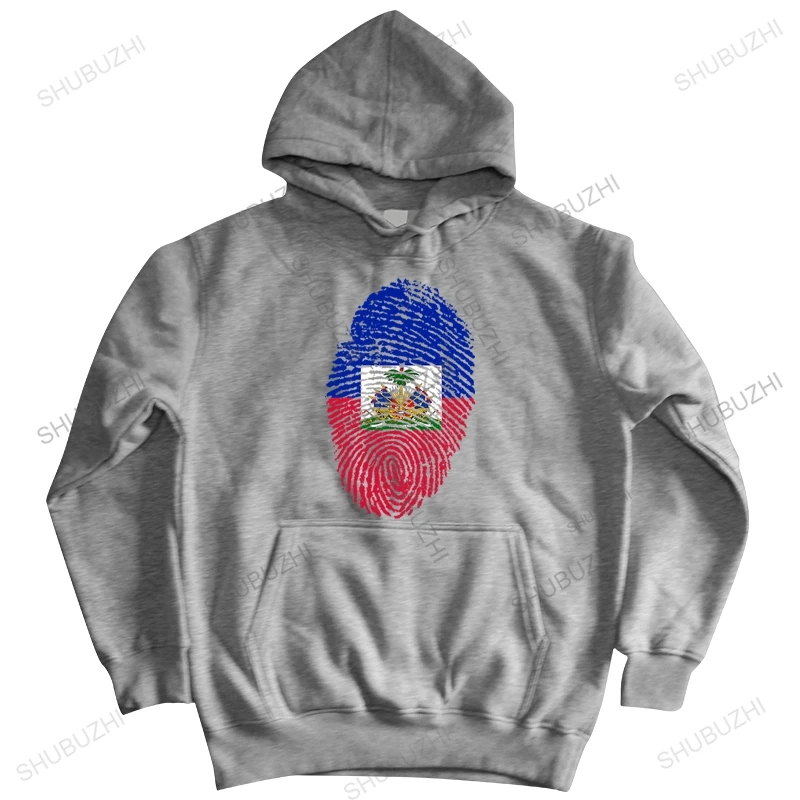 Nuovi Uomini Moda Manica Corta Pre-Cotone Haiti Bandiera Di Imronte Digitales Uomini Breve Cappotto Invernale 4Xl Maglione Famiglia