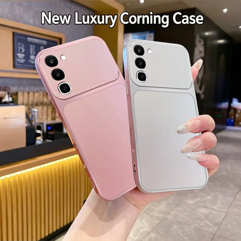 Shockproof Liquid Silicone Phone Case - Soft TPU Bumper Back Cover
